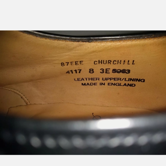 Alfred Sargent Wingtip Oxford Dress Shoes 8 UK 8.5 main image 6